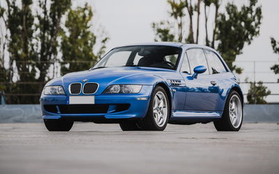 BMW Z3M Coupé Estoril Blue low mileage Accident-free current BMW Service (2000)