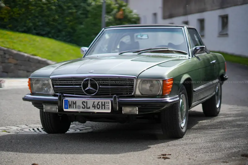 Mercedes-Benz R107 350 SL 4.5 (1972), engine fully rebuilt, high-quality leather interior, extensive features