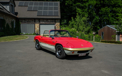 Lotus Elan Sprint (1969), owned by the same owner for 32 years, big valve cylinder head and 126 hp, grade 2 certificate signed by Romain Grosjean