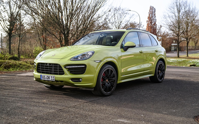 Porsche Cayenne GTS Type 92A Accident-free Only 39,000 km Poison green original paintwork V8 engine With 420 hp (2015)