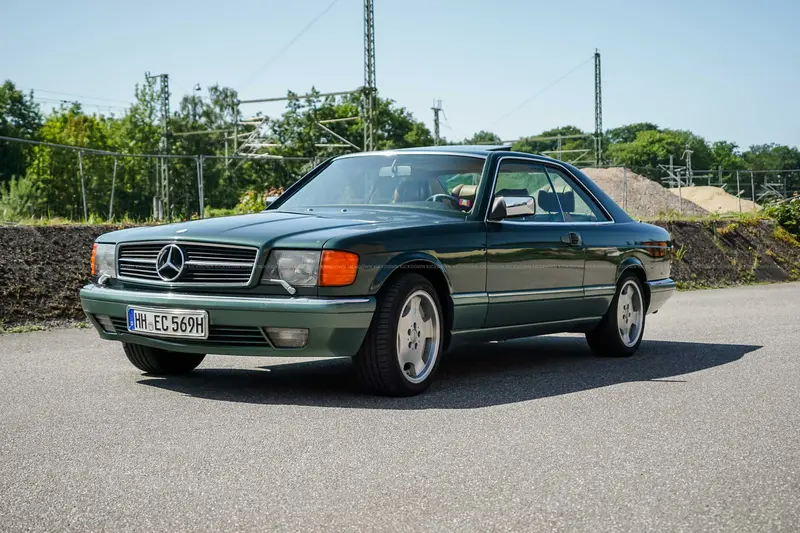 Mercedes Benz 560 SEC C126 (1989), owned for 20 years, very well maintained, rare color combination