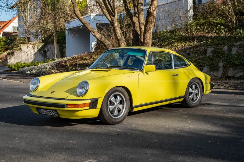 Porsche 911S (1977), rare transitional model, U.S. import, engine overhauled, approx. €30,000 invested