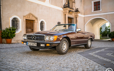 Mercedes-Benz R107 450 SL Manganese Brown Checkbook maintained Classic Data Condition note 1- (1980)