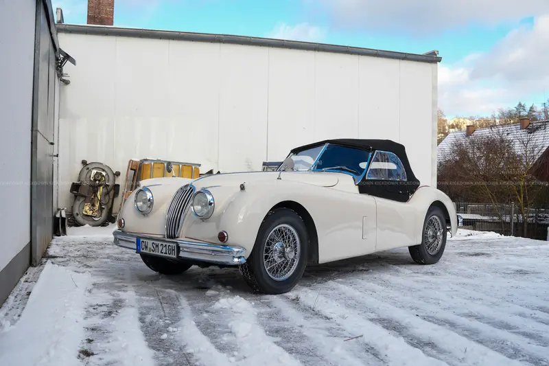 Jaguar XK 140 OTS (1955), second owner, first registered in Germany, fully restored, overdrive