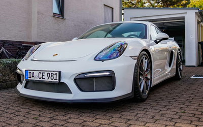 Porsche 981 Cayman GT4 only 50 kilometers of new car condition VAT can be reported (2016)
