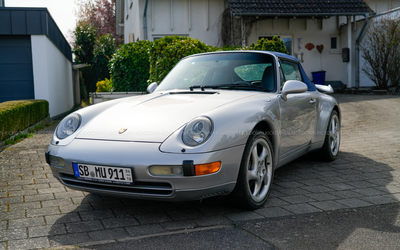 Porsche 993 Cabriolet Exclusiv in Turbo look, imported from the U.S., in good overall condition (1997)