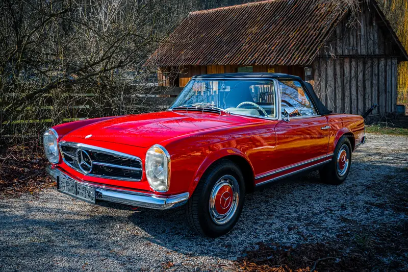 Mercedes Benz 280 SL Pagode (1968) aus 2. Hand, Classic Data Note 2, Sammlerfahrzeug, umfangreiche Investitionen