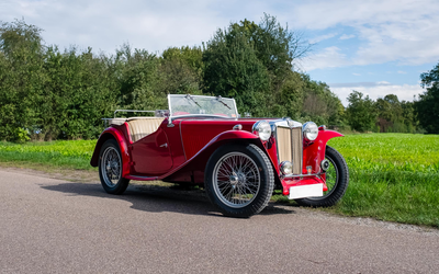 MG TC, Teilrestauriertes Importfahrzeug aus den USA in gutem Gesamtzustand (1947)