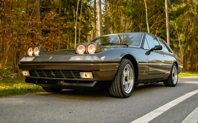Ferrari 412 (2+2) from 2nd hand only 47,000 km mileage Partially restored Air conditioning Stainless steel exhaust Note 2 good condition (1987)