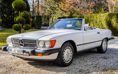 Mercedes-Benz R107 560 SL nur 53.000 mls Klima Tempomat aus privater R107-Sammlung (1989)