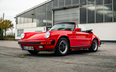 Porsche 911 Carrera G-model convertible with grade 2+ appraisal from 2020 (1988)