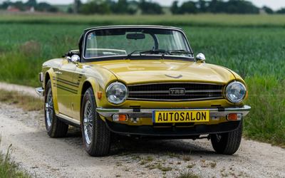Triumph TR6 (1975) H license plate, rare color combination, well-maintained original condition, new TÜV inspection