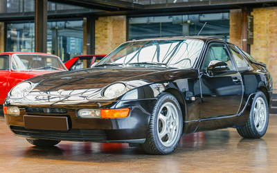 Porsche 968 Targa Coupé original 22.435 km Schwarz Metallic (1994)