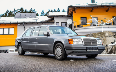 Mercedes-Benz W124 250 D Long 6-door sedan converted by Binz (1991)