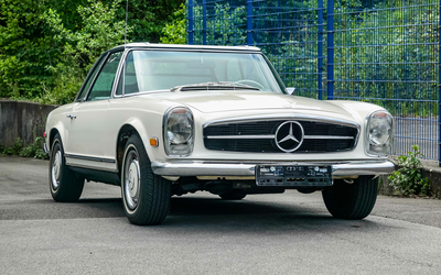 Mercedes-Benz W113 280 SL Pagoda extensive restoration from 2nd hand automatic hardtop (1969)