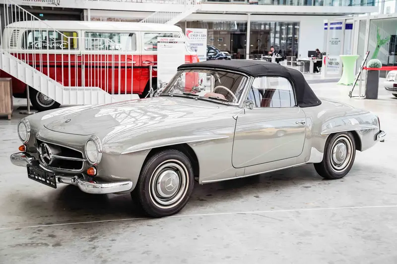 Mercedes-Benz 190 SL W121 Frame-Off Vollrestauriert perfekter Zustand Zementgrau umfangreiche Dokumentation (1961)