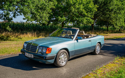 Mercedes-Benz A124 E 320 Cabriolet (1993), Kurzgutachten Note 1-, prominenter Vorbesitzer, großer Service durchgeführt