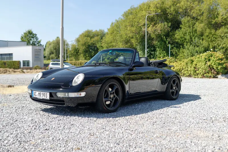 Porsche 911 993 Carrera 2 Cabriolet (1997), US-Import, mit Bielstein Sportfahrwerk, nachvollziehbare Laufleistung