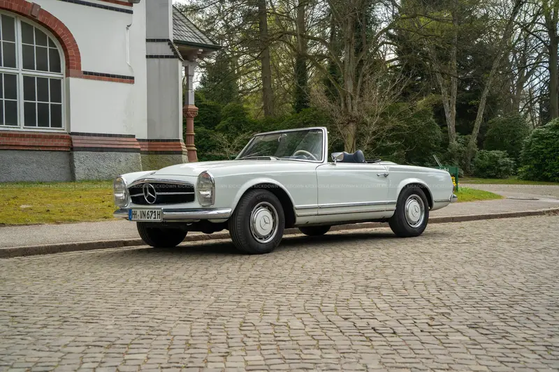 Mercedes-Benz 280 SL W113 Pagode (1968), deutsche Erstzulassung, seit 40 Jahren im aktuellen Besitz, mit Gutachten Note 2, Edelstahlauspuff