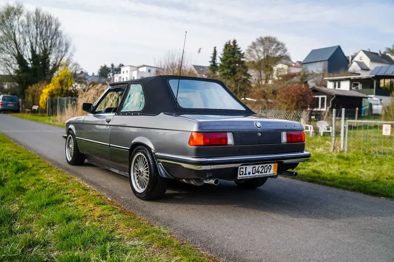 BMW E21 323i Cabriolet conversion (1982), owned since 1989, new MOT, with 3+ certificate