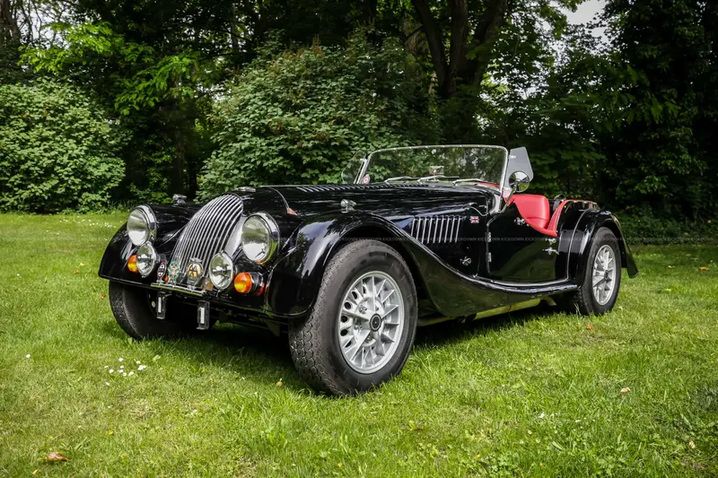 Morgan Plus 8 (1975), Classic Data Note 2, stets gepflegt, 123-Ignition, Zahnstangenlenkung, Linkslenker