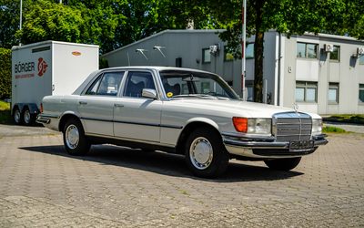 Mercedes-Benz W116 280 SE Partially restored Original paintwork Approved TÜV Extensive documentation 14,000 € Invested (1978)
