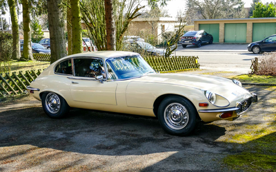 Jaguar E-Type Series 3 V12 Coupe (1972), USA import, partially restored, extensive investments