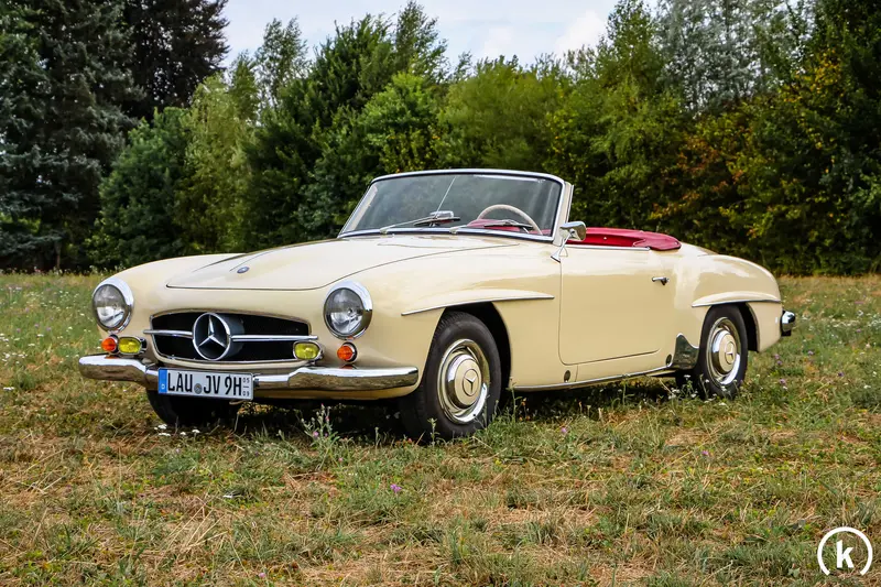 Mercedes-Benz W121 190 SL Restauriert Sportsitze Produktionsnummer 638 (1955)
