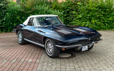 Chevrolet Corvette C2 Cabrio Stingray Matching Numbers extensively restored V8 engine with 250 hp (1963)