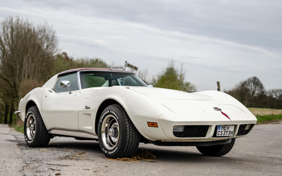 Chevrolet Corvette C3 Stingray Restored Leather interior Very well-kept condition H license plate Hardtop (1973)
