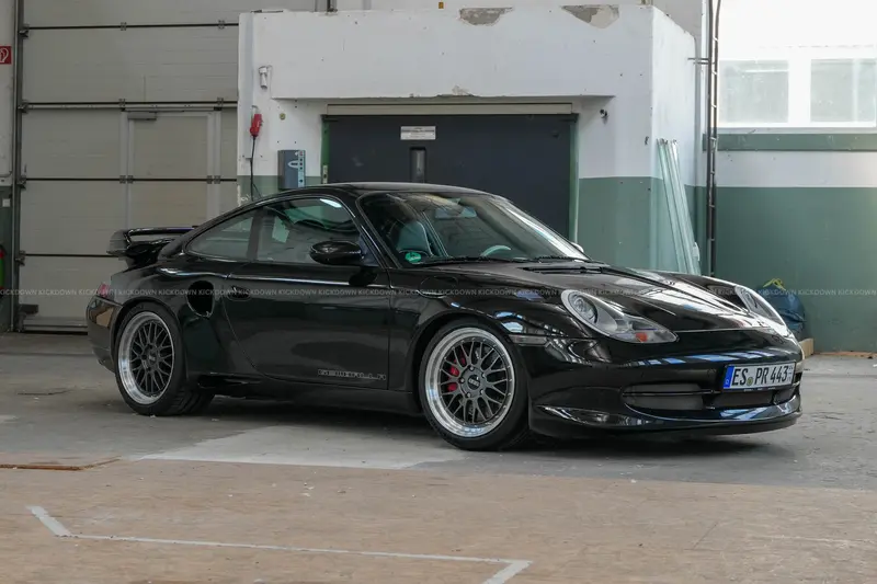 Porsche 911 996 GT3 Clubsport Gemballa (1999) mit revidiertem 3,9-Liter-Motor, Getriebe revidiert, frischer Service gemacht