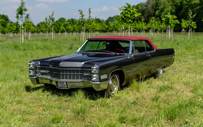 Cadillac Coupé DeVille Cabriolet Restored Appraisal Grade 2 Overhauled Engine Accident-free Radio Tarpaulin 38.000 € Investment (1966)