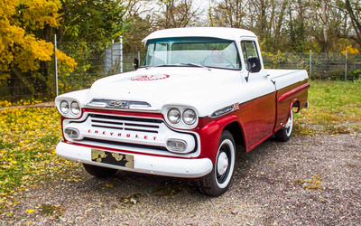 Chevrolet 3200 Apache Pick Up 86t mi Einmaliges Fahrzeug Restauriert Gutachten 1- (1959)