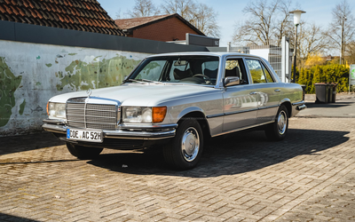 Mercedes Benz W116 350SE (1978), in family ownership for 37 years, certificate grade 2+, extremely good condition