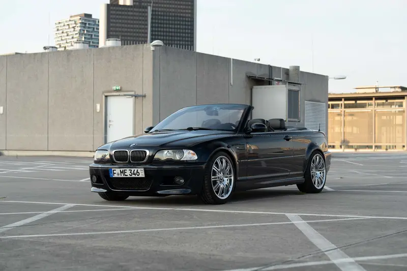 BMW E46 M3 Cabriolet (2004), Handschalter, sehr gepflegt, KW V2 Gewindefahrwerk
