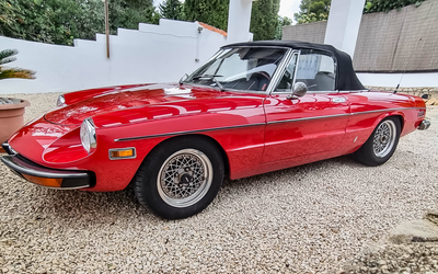 Alfa Romeo Spider 2000 Veloce extensively restored almost 16,000€ invested (1973)