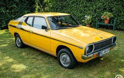 Datsun Cherry F II Coupé with rare rally stripes unsealed (1978)