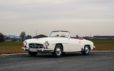 Mercedes-Benz W121 190SL, classic color combination, restored, extensive documentation (1962)