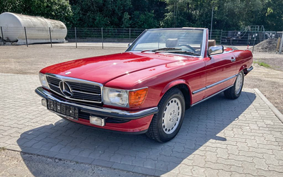 Mercedes-Benz R107 560 SL Note 2 KlimaA Scheckheft (1986)