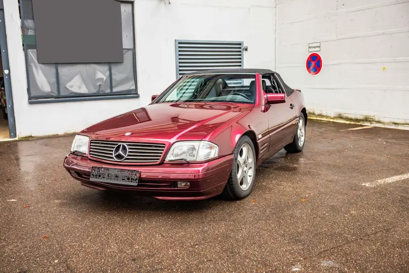 Mercedes-Benz R129 320 MOPF 1 seltenes rubinrot 81.300 Km (1996)