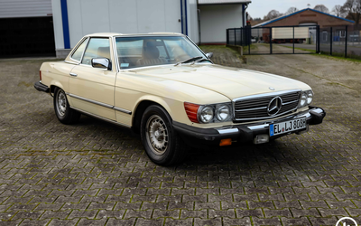 Mercedes-Benz R107 380SL Tempomat Klimaautomatik elektrische Fensterheber umfangreiche Dokumentation (1985)
