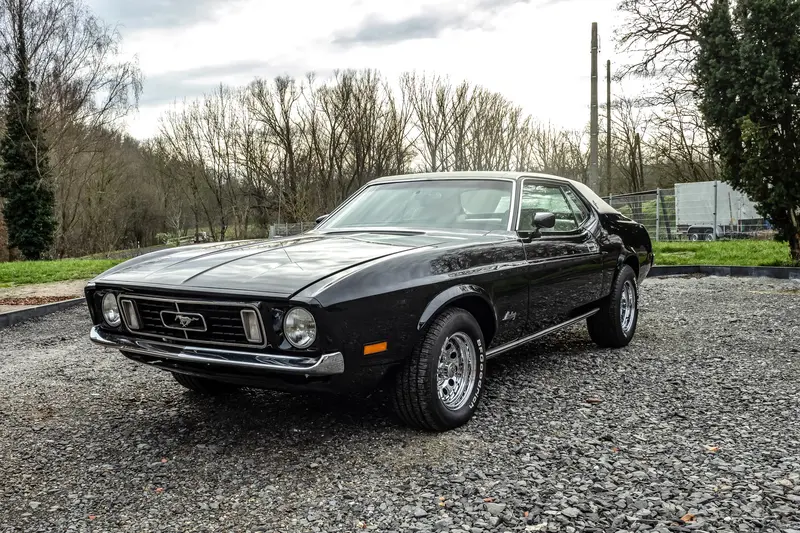 Ford Mustang Grandé Coupé ’73 Mit Gittergrill Restauriert Überholter V8-Motor Neu Gepolstert H-Kennzeichen USA-Import Radio (1973)