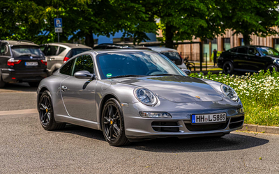 Porsche 911 997 Carrera (2004), erst 49.600 km, elektrisches Schiebedach, unfallfrei