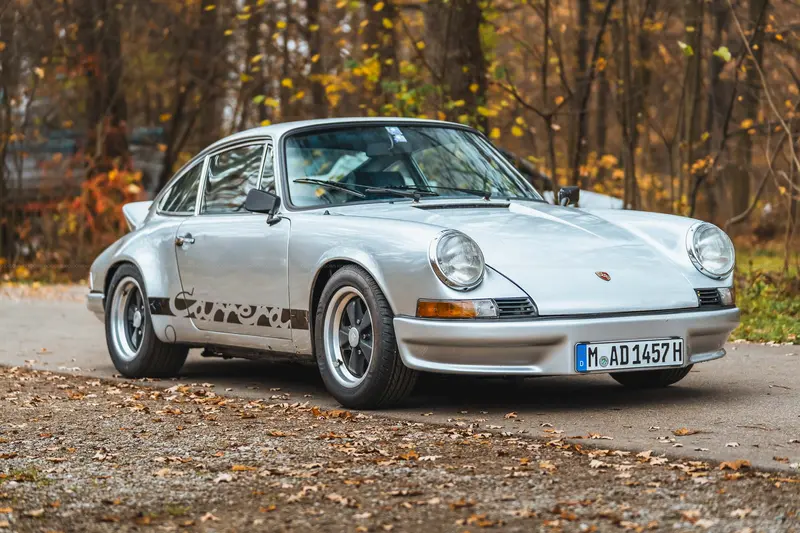 Porsche 911 S SWB (1967), extremely rare model with short wheelbase, RS look, matching numbers, original Irish green, TÜV until 08/2027