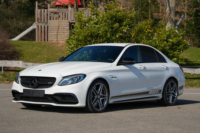 Mercedes-Benz C63 S AMG W205 (2018), full service history, no repainting, second-hand