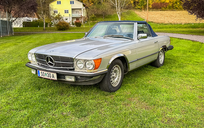 Mercedes-Benz R107 380SL air conditioning Electric windows (1985)