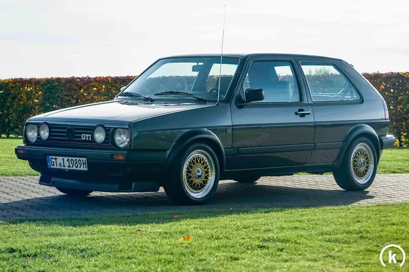 Volkswagen Golf 2 GTI Special German first delivery Note 2+ light alloy wheels Report (1989)