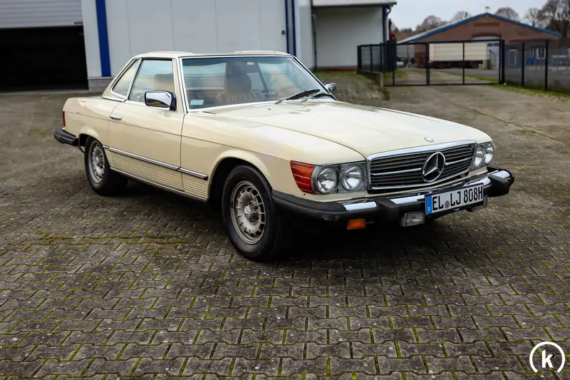 Mercedes-Benz R107 380SL Tempomat Klimaautomatik elektrische Fensterheber umfangreiche Dokumentation (1985)