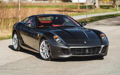Ferrari 599 GTB (2007), checkbook maintained, fresh service, ceramic brakes, 2nd hand, first-class condition