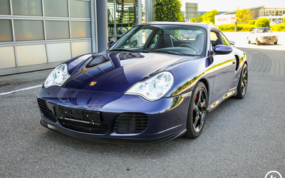 Porsche 911 996 Turbo Coupé Peter Nadler Turbo Umbau ca. 620 PS Alcantara und Volleder (2000)